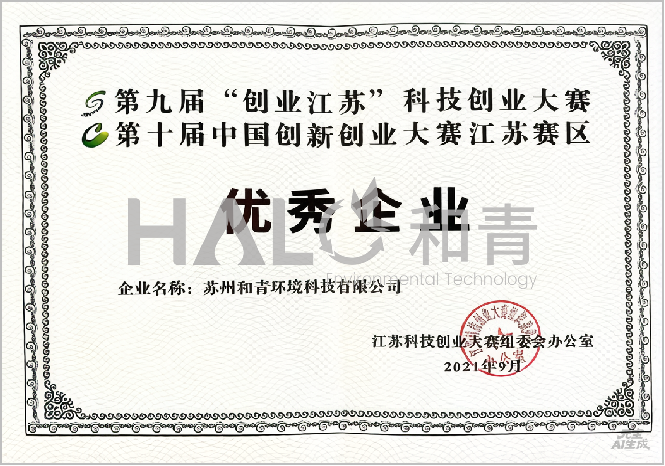 创业江苏科技创业大赛一等奖